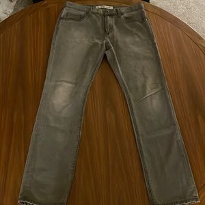 Express Men’s Rocco Slim Skinny Dark Gray Jeans 33 x 32